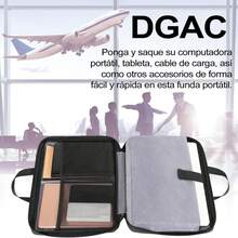 Funda para Laptop 15.6 Pulgadas, Maletín Antigolpes Anti-rasguños Bandoleras, Bolsa Impermeable Protector Estuche, Compatible con HP, , , ASUS, Hombres y Mujeres, Negro - Gris - Ver 10