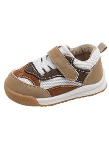 Weiche Anti-Rutsch Baby Sportschuhe, geeignet für 0-4 Jahre alte Jungen & Mädchen für drinnen/Outdoor, Kleinkind Laufschuhe mit Klettverschluss Design, bequeme & praktische Baby Freizeitschuhe, Frühling/Herbst