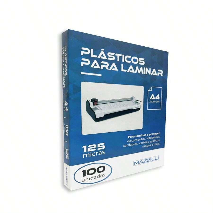 Polaseal Plastic Lamination A4 125 Microns 100 Units - trắng - Xem 1