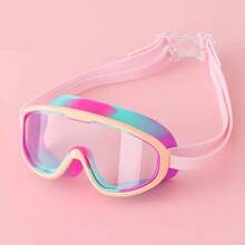 Kính bơi trẻ em phù hợp cho độ tuổi 6-14, kính bơi bảo hộ tầm nhìn rộng, chống rò rỉ, chống sương mù, chống tia UV, kính bơi dành cho thanh thiếu niên. - Hồng - Xem 5