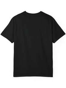 2024 Camisetas de Navidad para Hombres y Mujeres - Camisetas de Cuello Redondo para Parejas con Estampado Gráfico Festivo, Tejido de Punto Ligeramente Elástico, Camisetas de Manga Corta de Ajuste Regular para Ropa Casual de Fin de Semana de Verano y Reuniones Familiares, Camisetas de Navidad para la Familia, Ropa con Tema Festivo, Ajuste Cómodo, Moda de Temporada, Patrón Geométrico, Textura Suave, Ropa Unisex, Regalo de Temporada, Talla Grande - Negro - Ver 3