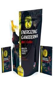 VM Energizing Mushroom Coffee-Reishi With Ginseng &Amp; Carbo Mix-Instant CoffeeNatural Ganoderma With Instant CafeDietary Supplement8-In-1 Mushroom CoffeeMix Coffee Organic ClassicMade In USA(30)S - Flavor NameB - 查看 3
