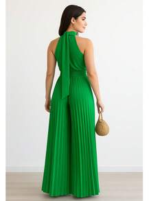 Women Jumpsuits - 綠色 - 查看 1