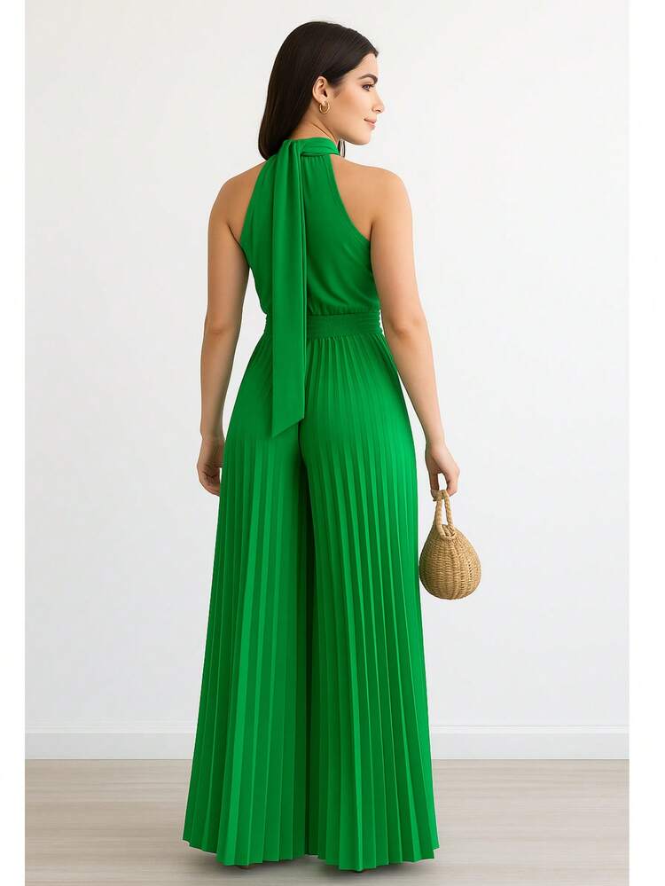 Women Jumpsuits - màu xanh lá - Xem 1