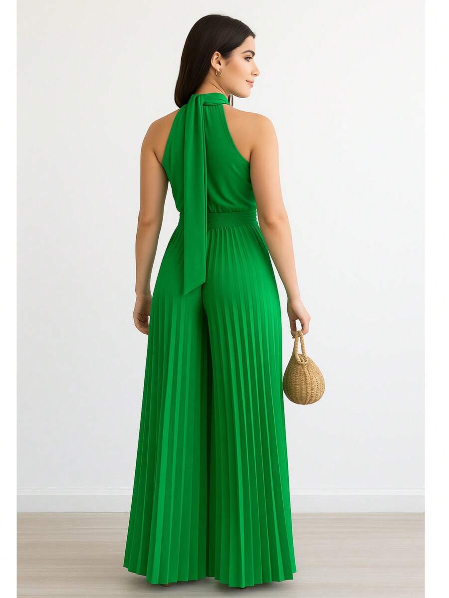 Women Jumpsuits - 綠色 - 查看 1