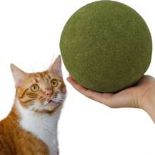 Giant Cat Catnip Ball, Jumbo Cat Catnip Toy | Indoor Licking Cat Chewing Toy Ball - Multicolor - View 2