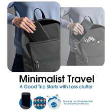 Étui de transport portable pour Nintendo Switch 2 Modèle (2025), sac de voyage à coque rigide pour transporter les accessoires Switch 2, peut contenir jusqu'à 12 cartes de jeu (Noir)