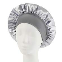 1 pieza/2 piezas/3 piezas Gorro de satén de borde ancho y alta elasticidad para mujeres, belleza, cuidado del cabello, posparto, quimioterapia