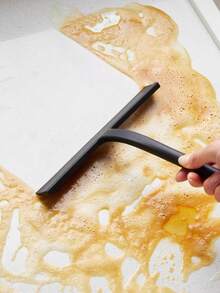 Shower Squeegee, Window Glass Rain Wiper, Silicone Scraper, Bathroom Mirror Cleaning Scraper With Long Handle, Cleaning Accessories - Multicolor - View 2