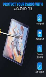 200 Card Sleeves Top Loaders For Cards, 3" X 4" Hard Plastic Toploaders, Baseball Card Protectors, Trading Card Holder For Football Sports Cards (100 Toploaders + 100 Penny Sleeves) - 100 Tay áo cứng 100 Tay áo mềm - Xem 3