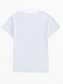 Women's Merry Christmas Reindeer Print T-Shirt, Comfortable Fit Short Sleeve Top, Machine Washable, Casual Wear For All Seasons, Women's Christmas T-Shirt, Christmas Party Shirt, Playful Print Design