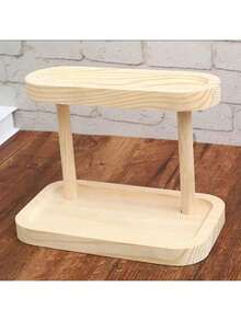 1 件多功能木制展示架，适用于化妆品、珠宝、多肉植物和甜点 - 矩形桌面支架、美容装饰收纳、装饰架、美容收纳、花卉展示