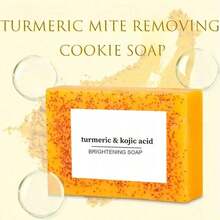Gentle Turmeric-Infused Soap, Alcohol-And Non-Irritating, Includes A Foaming Net, Suitable Daily Use, And Leaves Skin Clean And Lightly Scented.