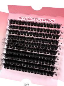200D/160D/120D/100D/80D/60D Mink Lashes 200pcs/180pcs/160pcs/140pcs/120pcs Faux Mink False Eyelashes 8D Luxury Fluffy DIY Cluster Lashes - 12-20mm Mixed Length Eyelash Extension 0.07mm Russian D Curl Thick And Reusable Dramatic Lashes, Easy For Beginners, Suitable For Daily, Party, Stage, Night Out, Ideal Gift For Mother's Day, Easter, Valentine's Day, Music Festival, Christmas, Christmas Eve, Thanksgiving - D - 查看 10