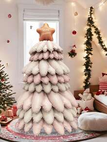 1pc Large Combo Christmas Tree Balloon, Christmas Decoration, Green & Pink 3D Christmas Tree Foil Balloon, Suitable For Christmas Party, Christmas Decor, Holiday Party, Winter Birthday Decor, Yard Decor, Indoor/Outdoor Decor, Merry Christmas, Garden Decor, Birthday Party, Christmas Eve New Year Family Party Decoration