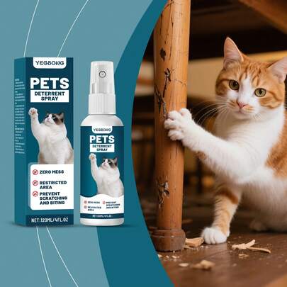 Spray anti-arañazos para gatos, spray de orientación de comportamiento para muebles para prevenir mordeduras y arañazos