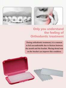 适合正畸牙套佩戴者，由材料制成，提供防磨口和缓解牙龈刺激，简约便携设计，正畸牙套蜡是日常生活中佩戴牙套的理想选择 - 彩色 - 查看 3