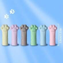 BANUCHE 10pcs Cat Paw Cartoon Pencil Toppers, Pencil Cap Protectors, Durable And Comfortable Top Design, Pencil Cap Style