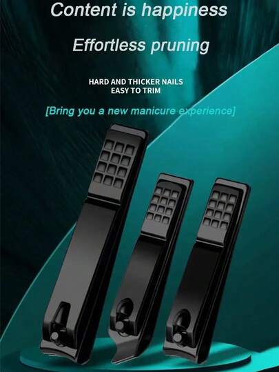 3 Pieces Nail Scissors Single Set Of German Craft Nail Scissors Set Thick Nail Clippers Diagonal Flat Mouth Size Household