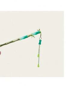 Elegant Chinese Style Tassel Hair Stick, Traditional Floral Design Hair Accessory Suitable For Women's Daily Wear And Parties