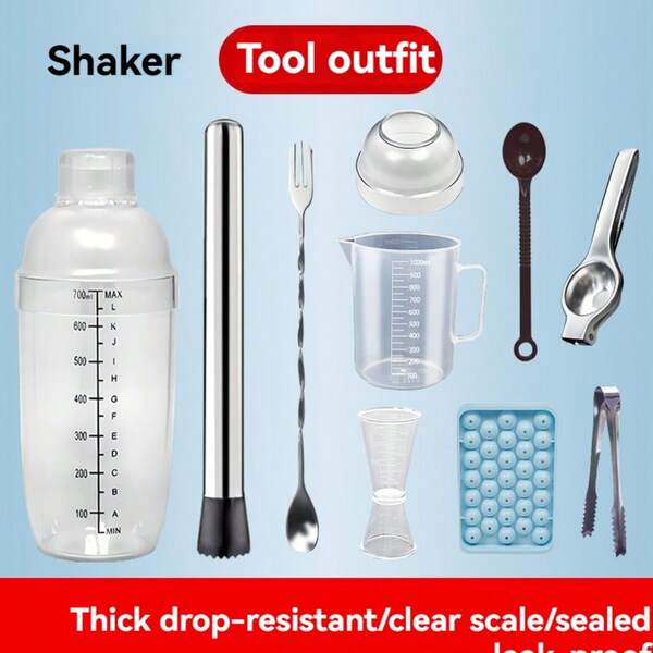 Hand Cranked Shak Cup Milk Tea Shop Special Beater Lemon Tea Making Tool Set, Blender, Stall, Shaking Cup Pot