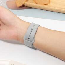 运动表带兼容 表带 38 毫米 40 毫米 41 毫米 42 毫米 44 毫米 45 毫米 46 毫米 49 毫米 适用于女性和男性，塑料软硅胶表带兼容 Series 10 9 8 7 6 5 4 3 2 1 Ultra SE - 雲霧灰 - 查看 5
