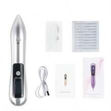 Portable Skin Tag Remover Pen With LED Light 9 Intensity Gears Cordless Rechargeable Skin Tag Removal Kit Intended For Common Warts Mole Skin Tags Gift For Girl Women - 彩色 - 查看 4