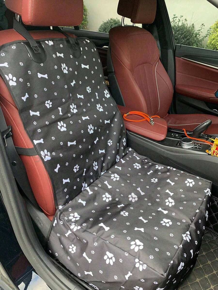 Illustration of Pet Hair-Resistant Dog Car Seat Covers For Long Rides