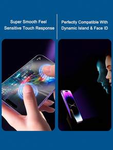 3Pcs Matte Ceramic Privacy Screen Protector, Full Coverage, Privacy Protection, Scratch-Resistant, Compatible With IPhone X/XR/11/12/13/14/15/16/17/17 Air/17 Pro/17 Pro Max Series