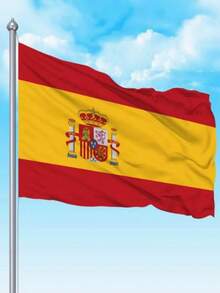 MEJORADA Spanish Flag 90x150CM - High Quality Polyester, Strong And Durable, Ideal For Indoor And Outdoor Decoration, Events And Parties - 彩色 - 查看 12