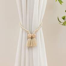 2 Pcs Strong Magnetic Curtain Tiebacks, Curtain Holdbacks, Outdoor Curtain Tiebacks, Hand-Woven Curtain Ties – Suitable For Halloween And Christmas Decorations,Room Decor