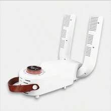 Secador de pies desodorizante, silencioso, de secado rápido, secador de zapatos a temperatura constante, ABS blanco plegable de 90 grados para uso doméstico - Blanco - Ver 3