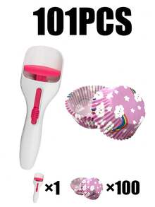 401pcs/201pcs/101pcs/51pcs/1pc Non-Stick Baking Paper Cups, Cake Cups, Oven Molds, Cake Liners, Cake Spatula, Chocolate Sauce & Batter Measuring Spoon