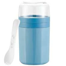 1pc 830ML Salad Cup, Breakfast Cup With Utensils, Leak-Proof Cup Set: Portable Fruit Salad, Cereal And Yogurt Cup Set, Dishwasher , Suitable For Work, School And Travel - (Blue) (White) (Purple) (Red) (Green) - Multicolor - View 13