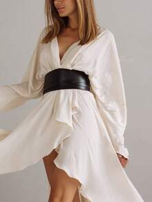 Leather Wide Belt,Harness For Women,Punk Leather Harness Belt Gothic,Rave Costume Belt,Ladies' Harness Leather - Black - View 10