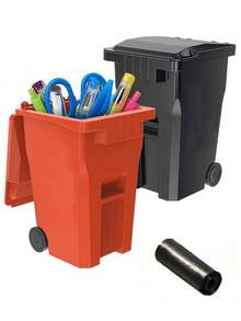 1 Piece Mini Desktop Trash Can,Modern MiniMalist Desktop Trash Can, Plastic Desktop Waste Paper Basket,Compact For Home, Bedroom, Office,For Kitchen,Living Room, Study,Bathroom Mini Trash Can