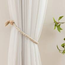 2 Pcs Strong Magnetic Curtain Tiebacks, Curtain Holdbacks, Outdoor Curtain Tiebacks, Hand-Woven Curtain Ties – Suitable For Halloween And Christmas Decorations,Room Decor