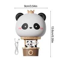 Nueva lámpara de noche con diseño de globo aerostático, lámpara de mesa LED con 3 niveles de brillo, lámpara cálida, luz nocturna USB, adecuada para dormitorio y sala de estar.