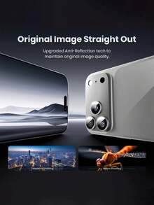 1 Confezione, Pellicola protettiva per obiettivo fotocamera Apple per iPhone 17 Pro Max /17 Pro/17/17Air/16Promax/16/16Pro/16plus/15/14/13/12/11 - [Grado militare antisfondamento da 12 pollici] [Forte adesione] Vetro temperato in metallo 9H+ Copertura protettiva completa per fotocamera per custodie per telefono, Argento