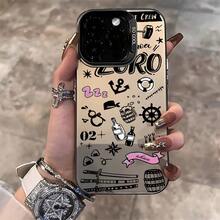 Estuche para 16 15 14 13 12 11 Pro X XR XSMAX 8 Plus de Anime Popular Japonés, Anti-Caídas con Fondo Mate, Estilo Kawaii, Funda Diseñadora, Accesorioóvil, Cubierta Estética Japonesa, Calidad Premium, Acabado Mate, Protector Elegante, Para Fans del Anime y Entusiastas Tecnológicos17 17promax - Negro - Ver 3