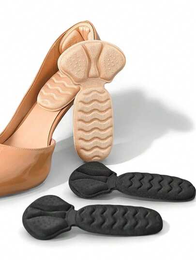 1 Pair Heel Grips Liner Cushions Inserts For Loose Shoes, Heel Pads Snugs For Shoe Too Big Men Women, Filler Improved Shoe Fit And Comfort, Prevent Heel And Blister