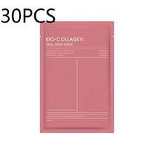 1/3/5/10片装胶原蛋白睡眠面膜，面部护理，保湿，提亮肤色，面膜，晒后修复，减少皱纹，护肤，焕发光彩，减少皱纹，提升弹性和光泽！适合所有肤质。