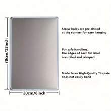 Panneau métallique charmant pour le bar à chocolat chaud - Décoration de Noël humoristique pour la maison, le patio, la véranda et plus - Œuvre murale en fer durable (30,23 cm x 20,07 cm) - Idée de cadeau parfaite, rue, club, ferme, jardin, décoration polyvalente