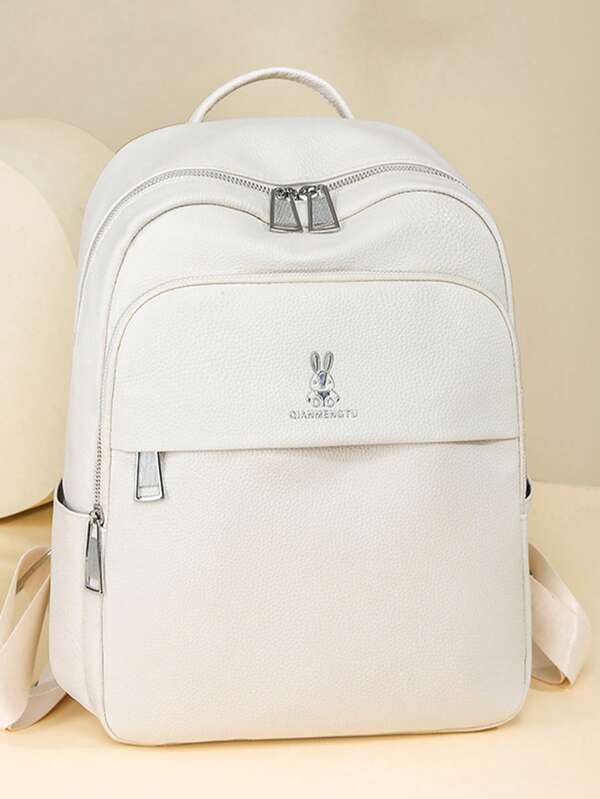 Fashion Women's Travel Backpack With Large Capacity, Laptop Compartment, Streetwear Style Student Bag