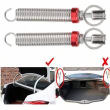 Muelles de Gas para Maletero de Coche, 2 Piezas de Puntales de Elevacin de Choque de Maletero Trasero Ajustables Tapa de Maletero de Maletero de Automvil Dispositivo de Resorte de Elevacin Automti - plateado - Ver 6
