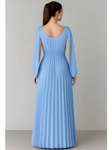 Women Dresses - Baby Blue - View 2