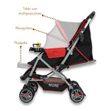 Carriola De Paseo Mango Reversible Con Juguetero, Noni 555 A - Rojo - Ver 4
