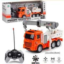 Grúa de ingeniería con control remoto de cuatro vías - Naranja - Ver 2