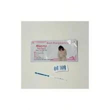 Kit personal de prueba de embarazo en orina HCG de un solo paso, tiras o casetes o papel de prueba de embarazo con tarjeta de prueba de embarazo de flujo medio - Blanco - Ver 2