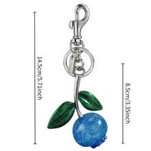 1 Piece Unisex Blueberry Keychain, Fruit Ornament, Bag Charm  Car Keychain, Daily Small Friends - 款式C - 查看 10